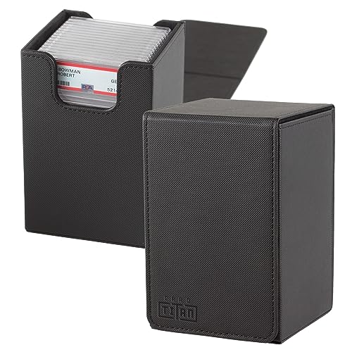 Titan Slab Box Single Row - Trading Card Storage Box for Sports and TCG Cards - Card Case Fits PSA, BGS, SGC and CSG Graded Card Slabs
