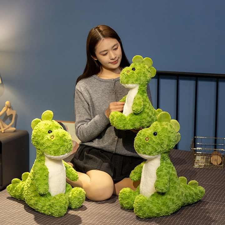 Image of Cute Soft Dinosaur Stuffed Animals with Small Backpack Gift for Kids and Lovers in Birthday Gift for Boys Girls Baby Toddlers 35 cm Pack of 1