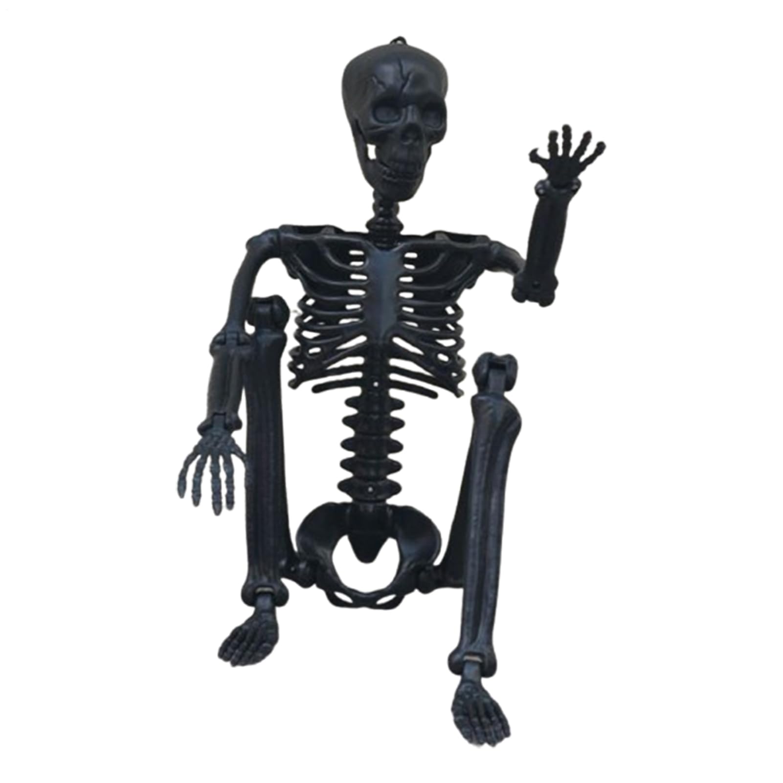 Squelette humain articulé de décoration d'Halloween pour maison hantée et extérieur