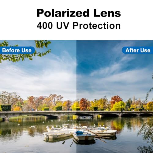 Image of ROCKBROS Polarized Sports Sunglasses Men Women - UV400 Protection Goggle with Myopia Frame for Running Cycling Driving