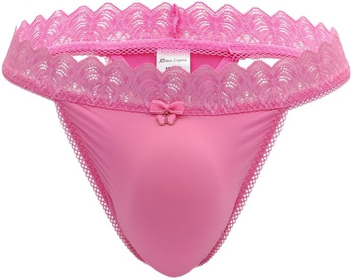 XDress Wild Side Lace Thong Panty for Men - Sexy Men's Lingerie, Sissy Panties