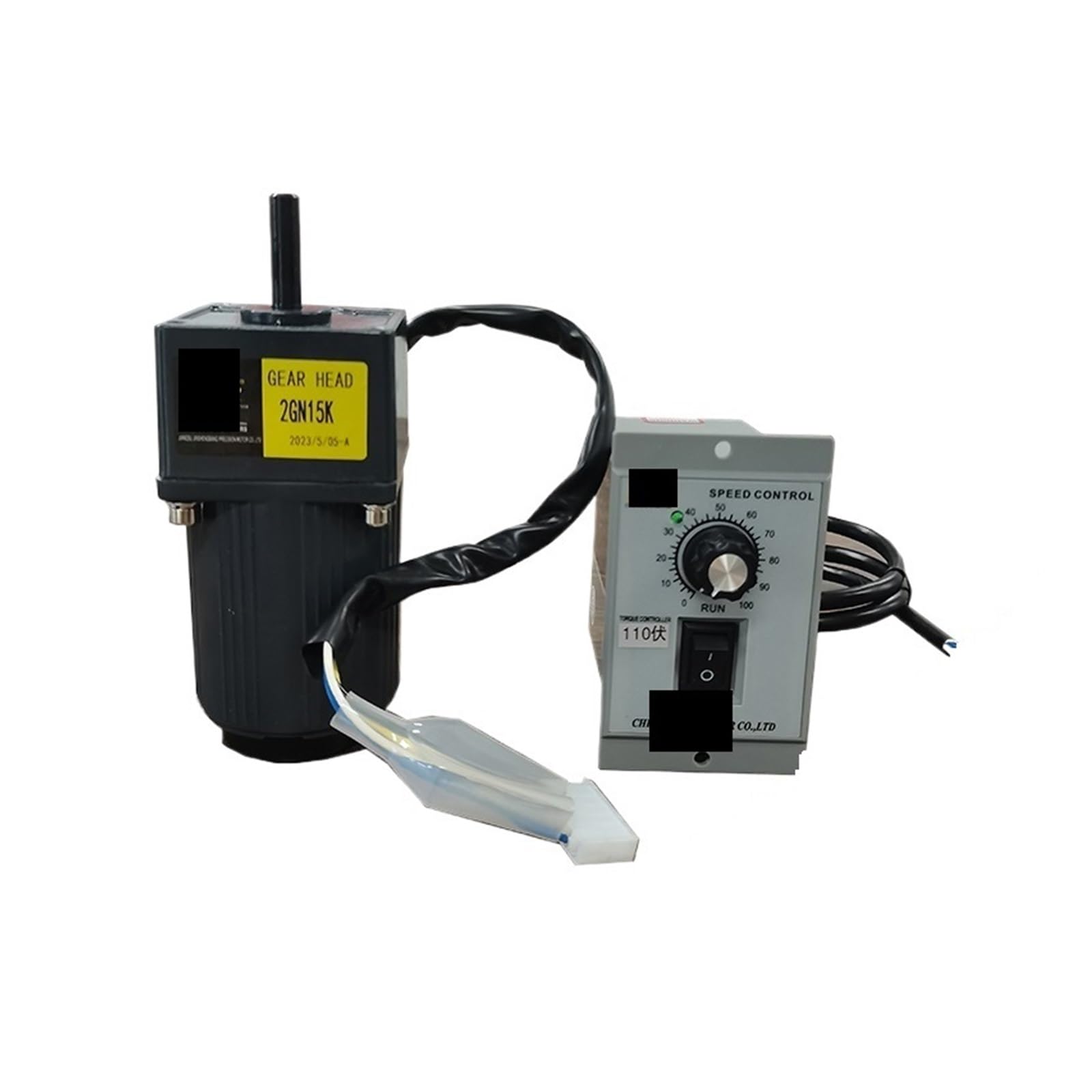 HYRBNSDLK Asynchronous Motor 6W 110V AC Gear Electric with Speed Regulator 2IK6RGN-A Adjustable Single Phase High Torque(0-33RPM)