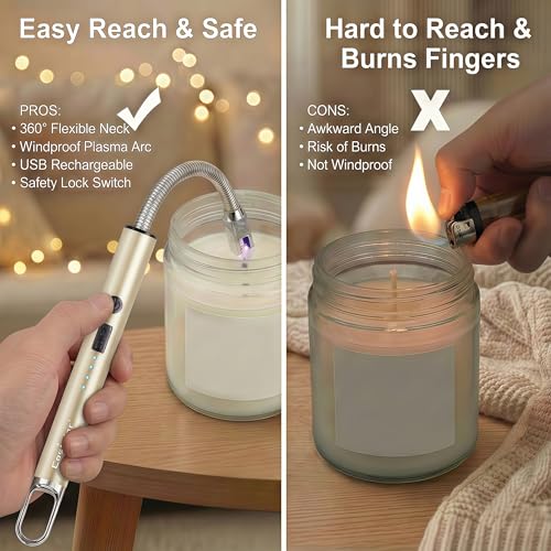 Encendedor eléctrico Castelar con cuello flexible largo miniatura 5