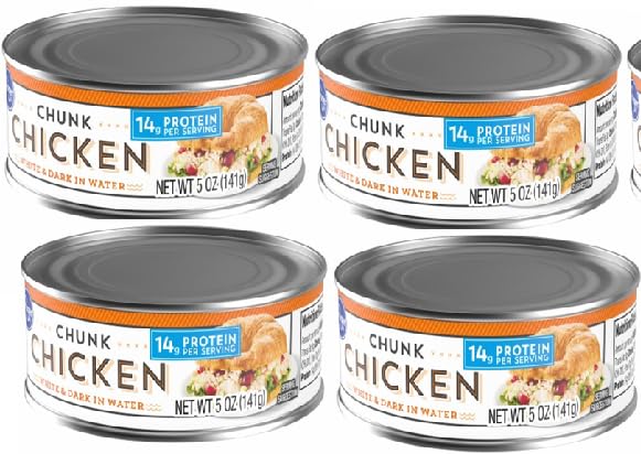 Chunk Chicken in Water (4 Cans, 5 oz. each)