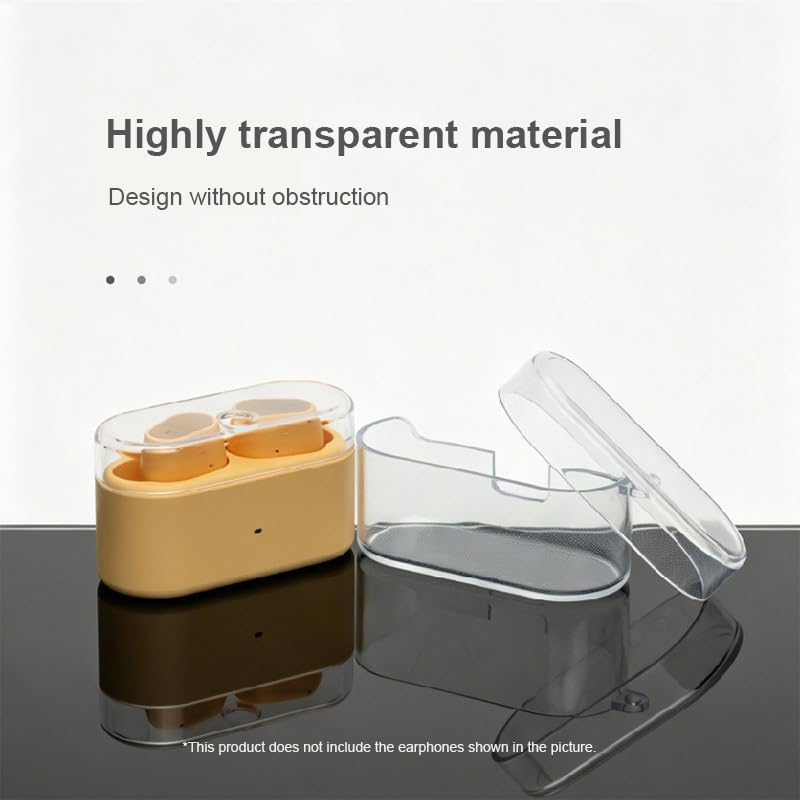 Funda protectora transparente MOONDROP Pudding para auriculares inalámbricos de policarbonato 5
