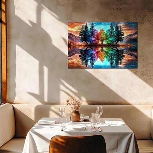 Affiches arbre esthétique 70x100cm pour décorer un grand mur vide