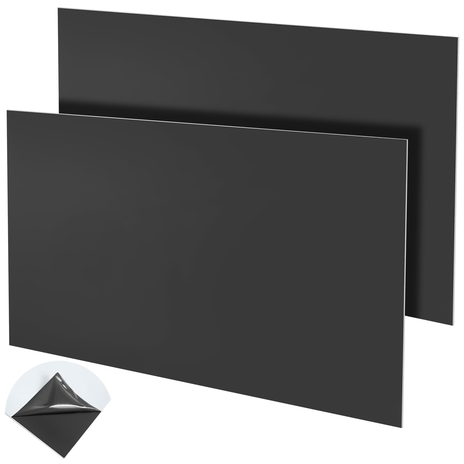 Blulu 2 Pcs Aluminum Sheet Metal 24 in. x 24 in. x 1/8 in., Rectangle Aluminum Composite Panel Plate for Industry Crafting Handcraft DIY Projects, Gold