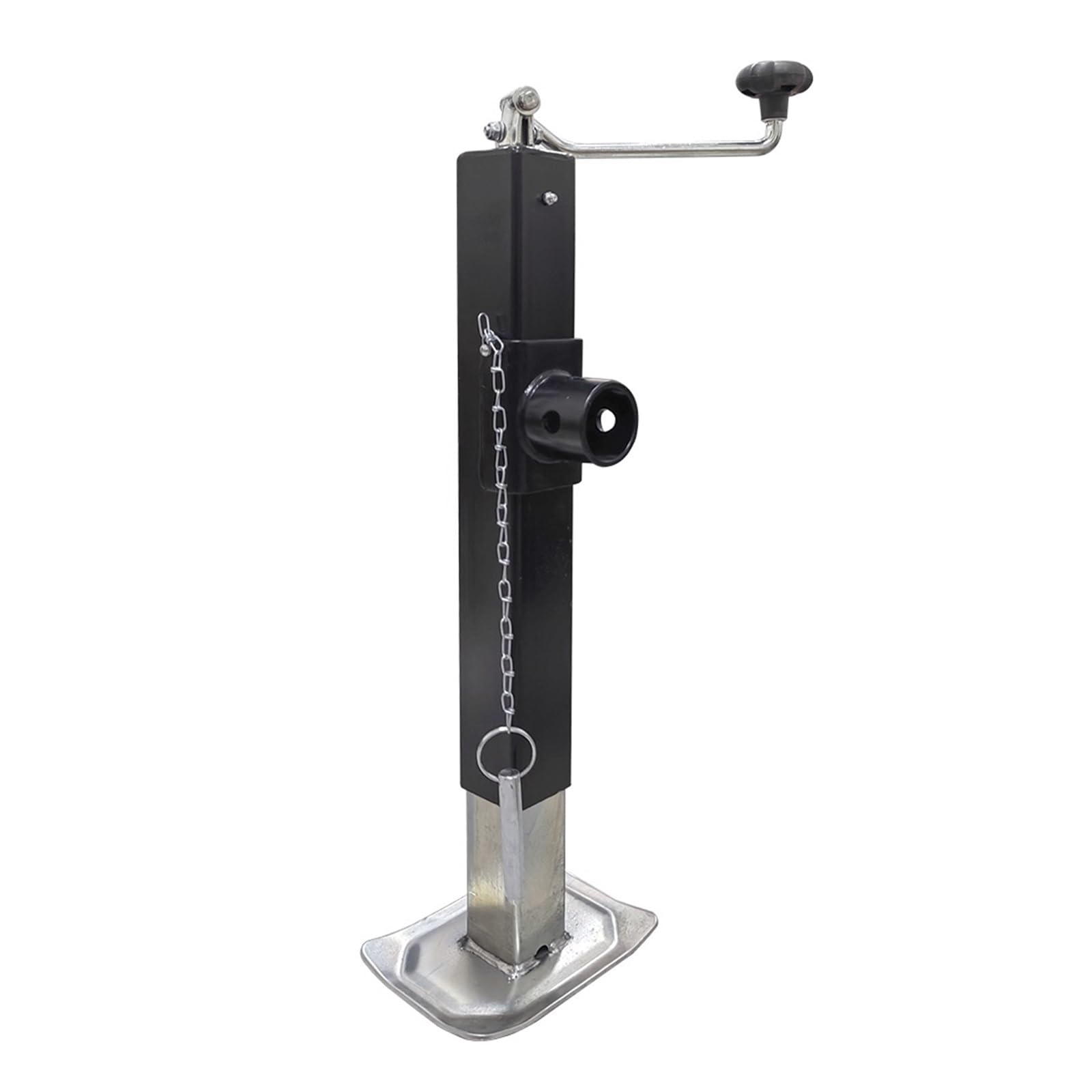 SGKOMN 15" Swivel Weld-on Square Tube Trailer Jack Stands Support Legs Corner Steady Camper RV Parts Caravan Accessories for Trailers, Boats, Campers