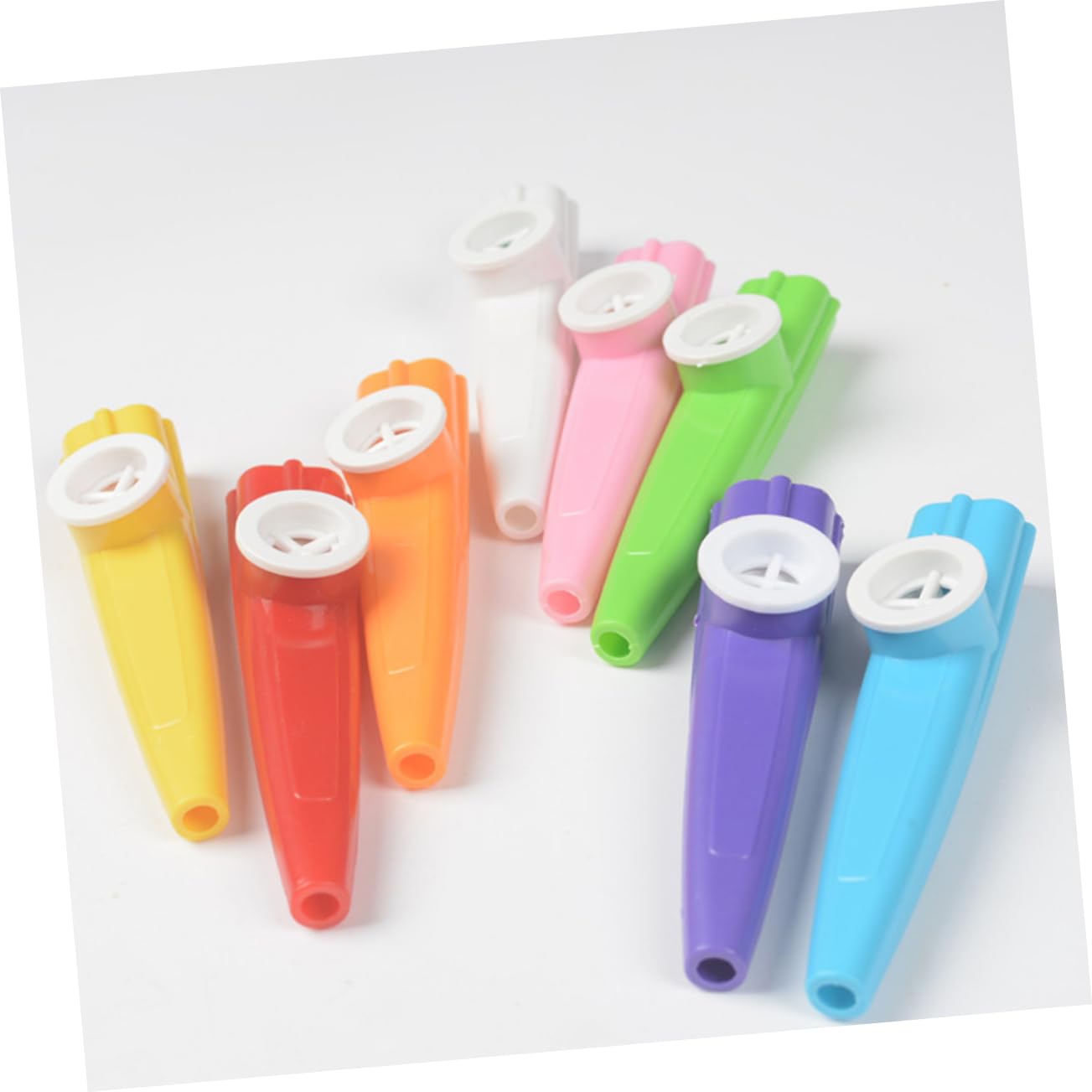 Vaguelly Kinder Kazoo Musikinstrument 50 Stück Kunststoff Kazoos Für Kinder Leicht Zu Spielen Lernspielzeug Für Musikförderung Und Freizeitaktivitäten
