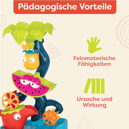 B. toys Tropischer Wasserfall – Wasserrad-Spielzeug für Bad und Strand – Ansicht 5