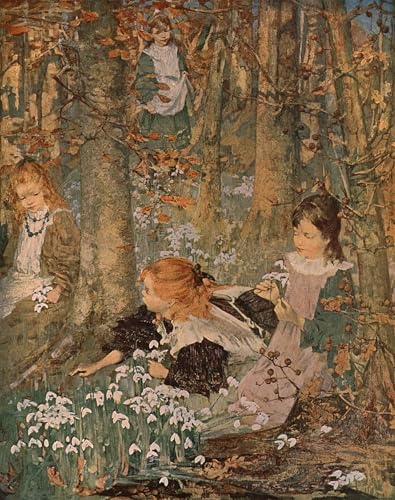Impression d'art de qualité supérieure L'arrivée du printemps Hornel tableau d'art
