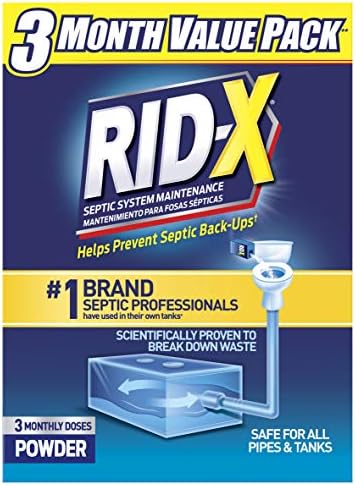 RID-X Septic Treatment, 3 Month Supply Of Powder, 29.4 oz