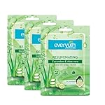Everyuth Naturals Rejuvenating Cucumber & Aloe Vera Sheet Mask Pack of 3
