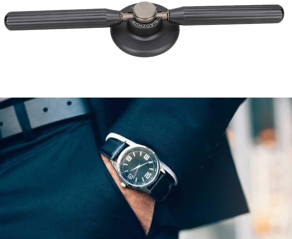 Herramienta para Abrir La Tapa Trasera del Reloj - Juego Profesional De 8 Troqueles para El Cambio De Pilas, Mango Antideslizante, Compatible con Relojes De Pulsera De 20 A 42 Mm, Kit Esencial