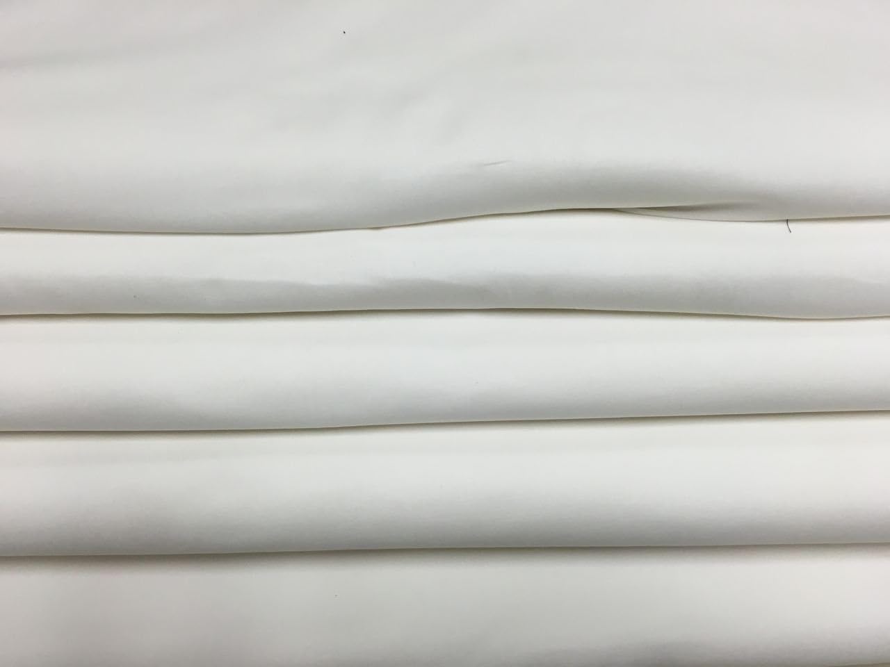 100% Cotton Premium Broadcloth Fabric, 60-Inch, White, 10 Yards Bolt by Fabricgenie