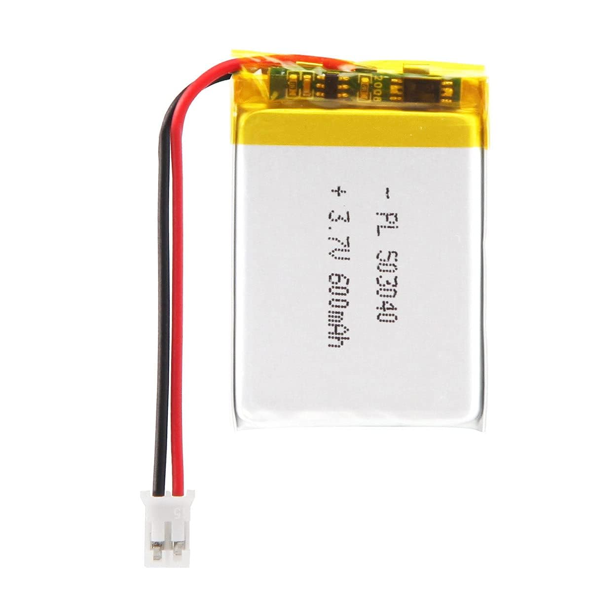 Batería Lipo 3.7V, 380mAh 702030 a Iones de Litio con conexión 2P-PH con Paso 2,0 mm — view 54