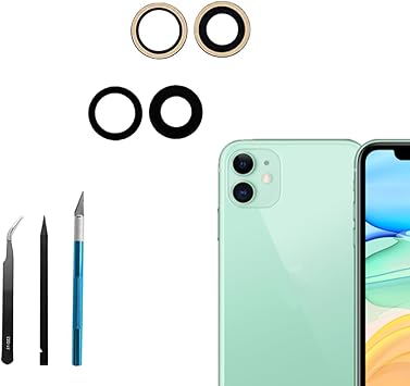 11 Rear Back Camera Lens Replacement for iPhone 11 with Repair Tool Kit