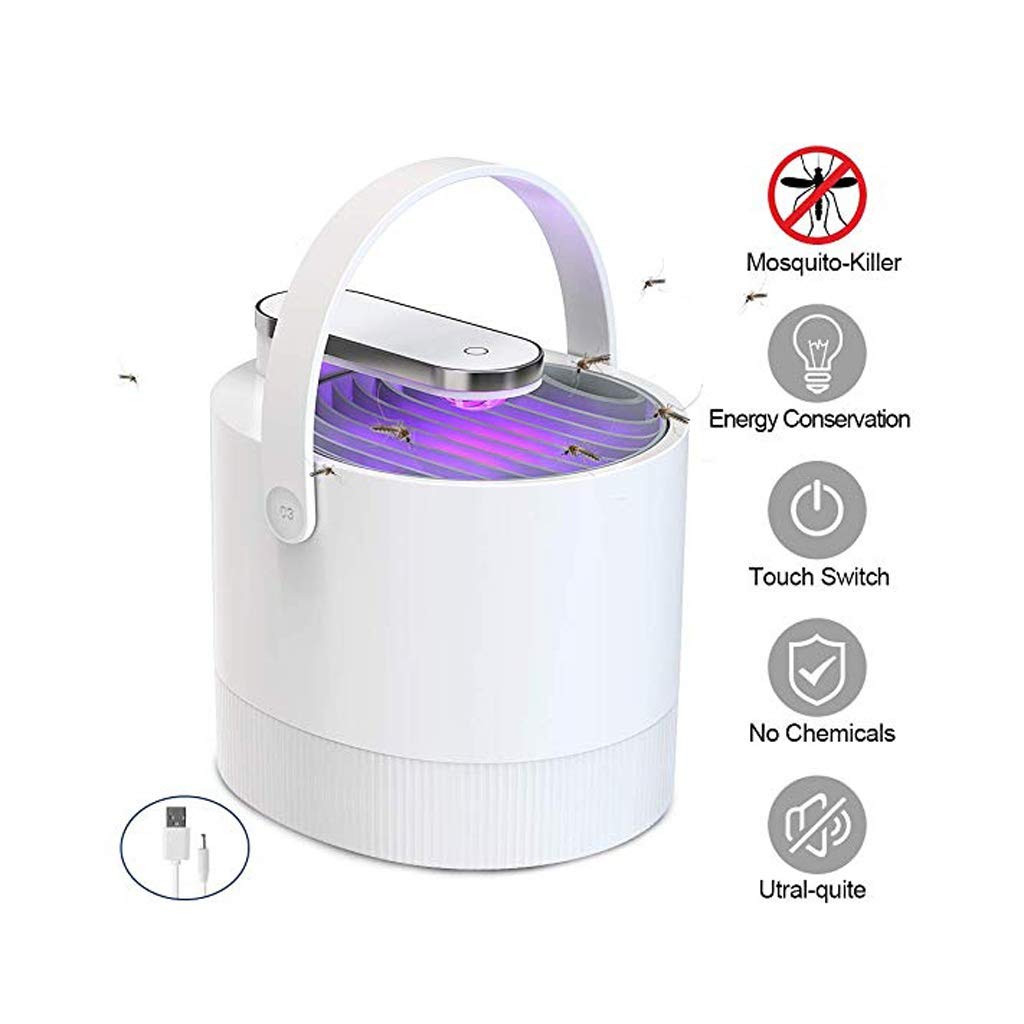 Mosquito Killer Electronic Mosquito Repellent Insect Killer Bug Zapper UV LED Lamp Trap By Pure Physical Non-toxix Eco-friendly For Indoor