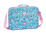 Producto con licencia oficial safta 642040385 Bolso Maletín Cartera Extraescolares Blackfit8, Color Azul/Rosa