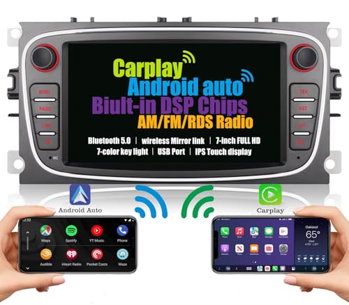 Autoradio Für Ford Focus Mondeo Galaxy S MAX C MAX Kuga Transit Connect Radio