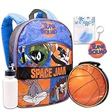 Space Jam Backpack and Lunch Bag Set for Kids - 5 Pc Bundle with Backpack, Insulated Lunch Box,...
