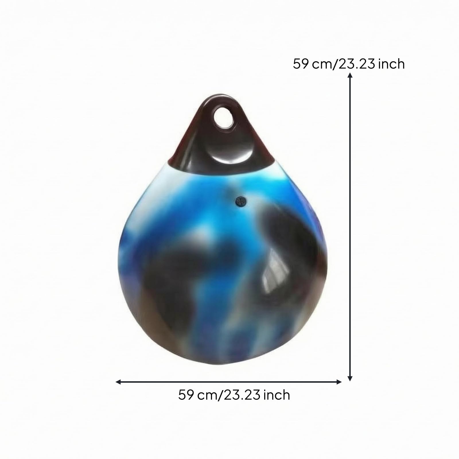 Sacco da Pugilato Gonfiabile Riempita D'acqua Sacco Gonfiabile Brillante Attrezzatura Sportiva per Palestra, Fantasia, A3 D47CM L59CM