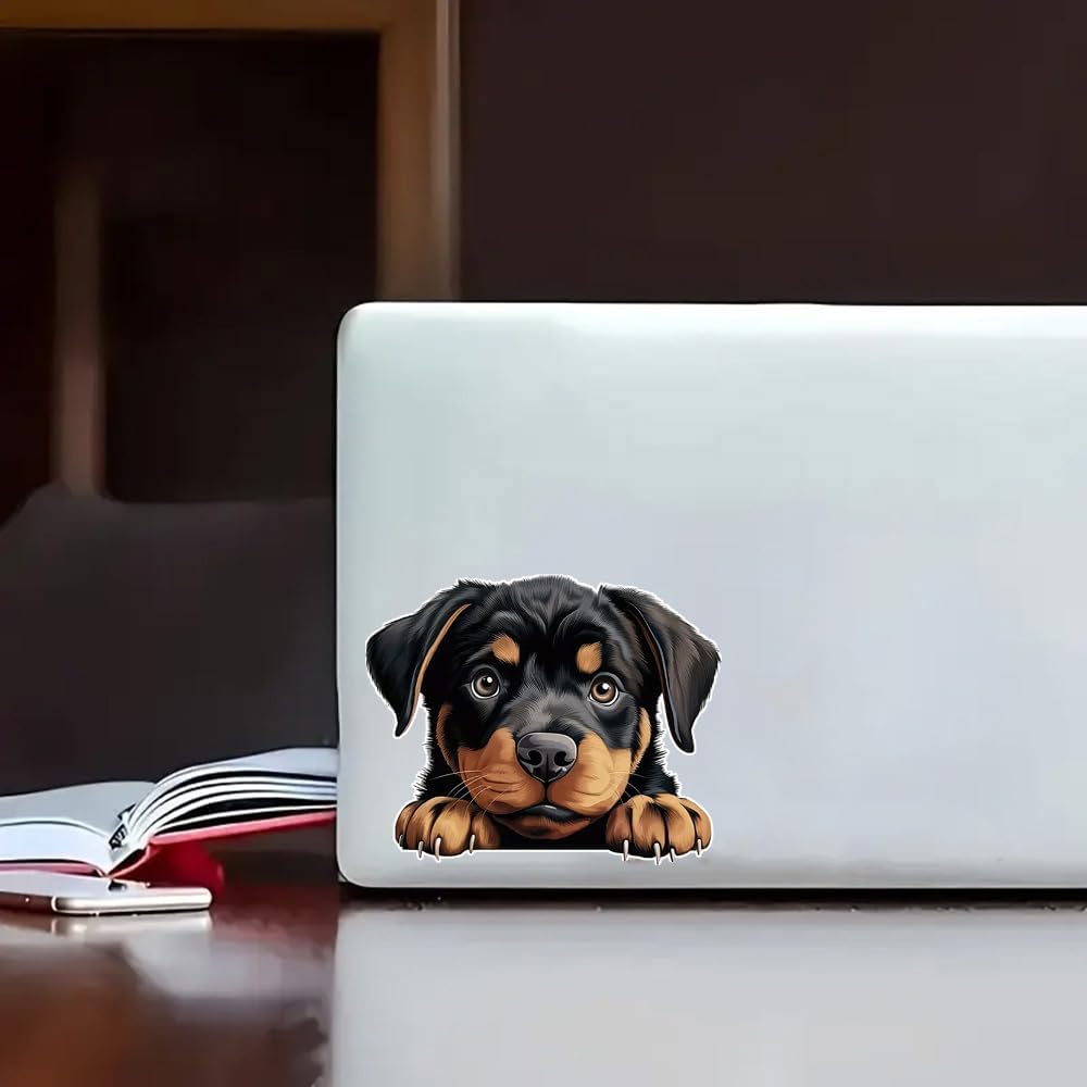 2 pcs Cute Rowena Dog Funny Car Bumper Sticker,6 Inch Vinyl Decal, Waterproof,Die-Cut for Cars,Windows,Laptops - Image 6