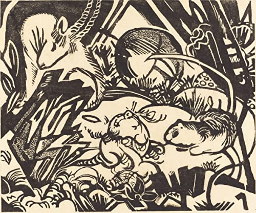 Affiche toile Légende animale par Marc 60x90cm pour décoration murale