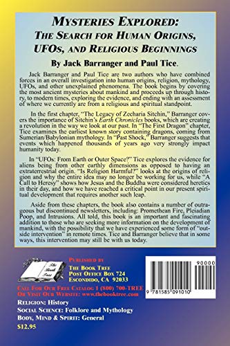 Mysteries Explored: The Search For Human Origins, Ufos, And Religious Beginnings #TOP1