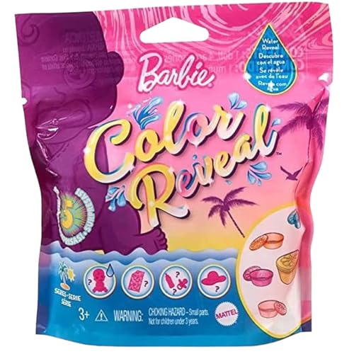 Muñecas Barbie Color Reveal Sand & Sun 3 Piezas miniatura 5