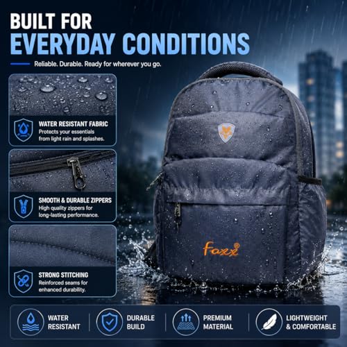 Image of Devinbha Waterproof Backpack | Stylish & Durable School, College & Travel Bag for Boys, Girls, | Lightweight Everyday