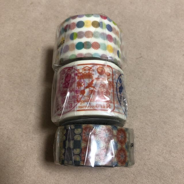 台湾限定 カラフルドット ご当地スタンプ レトロタイルマステセットf mtマスキングテープ