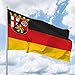 Produktbild Deitert Bundesland-Flagge Rheinland-Pfalz  150x100 cm Rheinland-Pfalz Fahne mit Wappen, Hissfahne aus reißfestem Polyester