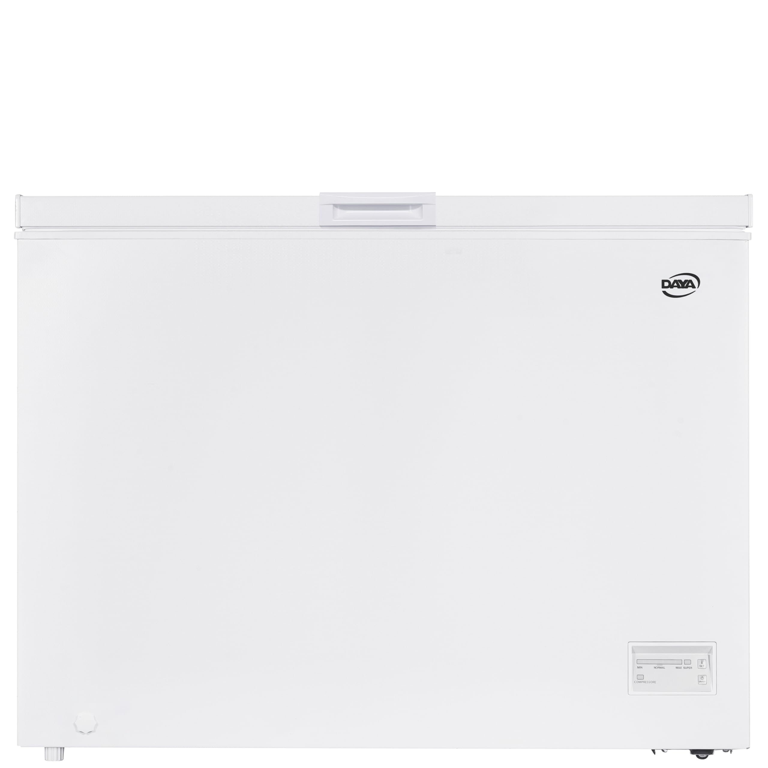 Daya congelatore orizzontale DCP290SH4WE0, 287 litri, classe E, super freezing, winter security, silenzioso 40 dB(A), autonomia senza corrente 28 ore