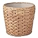 Kosz na rośliny z trawy morskiej, kosz na doniczki z naturalnego rattanu, pojemnik dekoracyjny Boho na kosz do przechowywania prania Home Decor (rattan 12x12 cm)