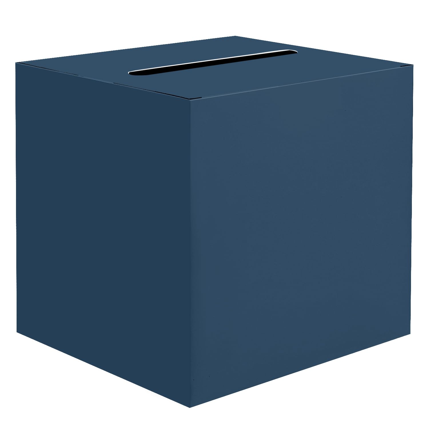 SietDESEO Navy Blue Card Box for Graduation Large Gift Card Box Holder 9.8" x 9.8" Money Cards Box Diy Card Box for Wedding Reception Baby Shower Birthday Cards Box Holder