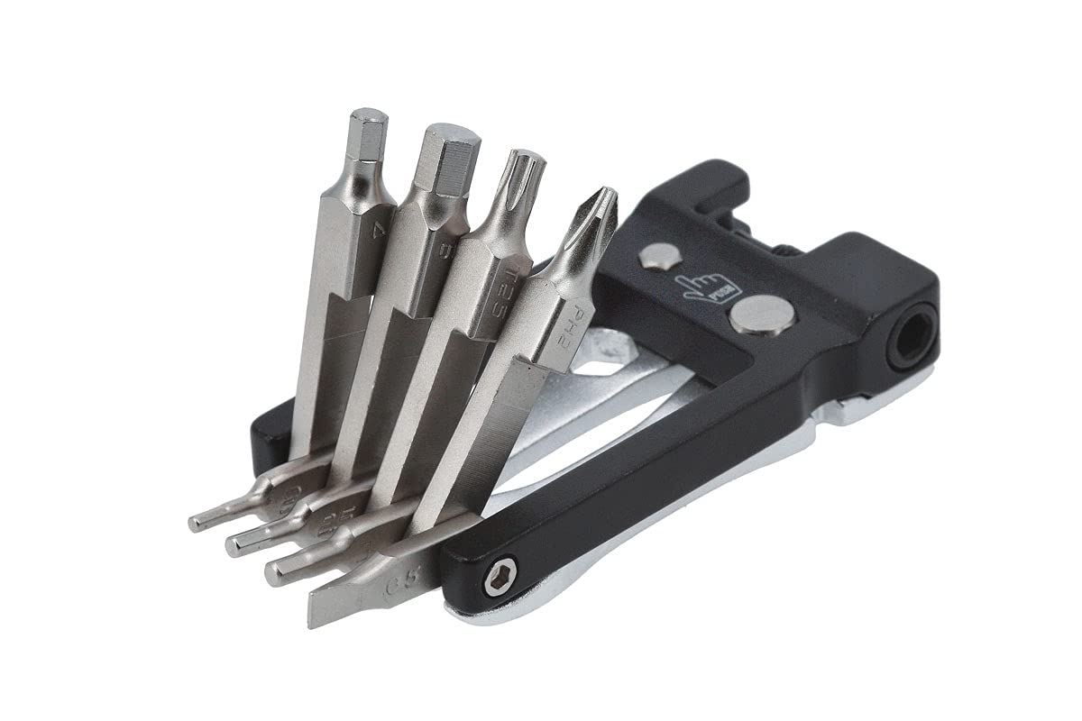 Laser 8166 Alloy Folding Tool Kit, Black - Image 2