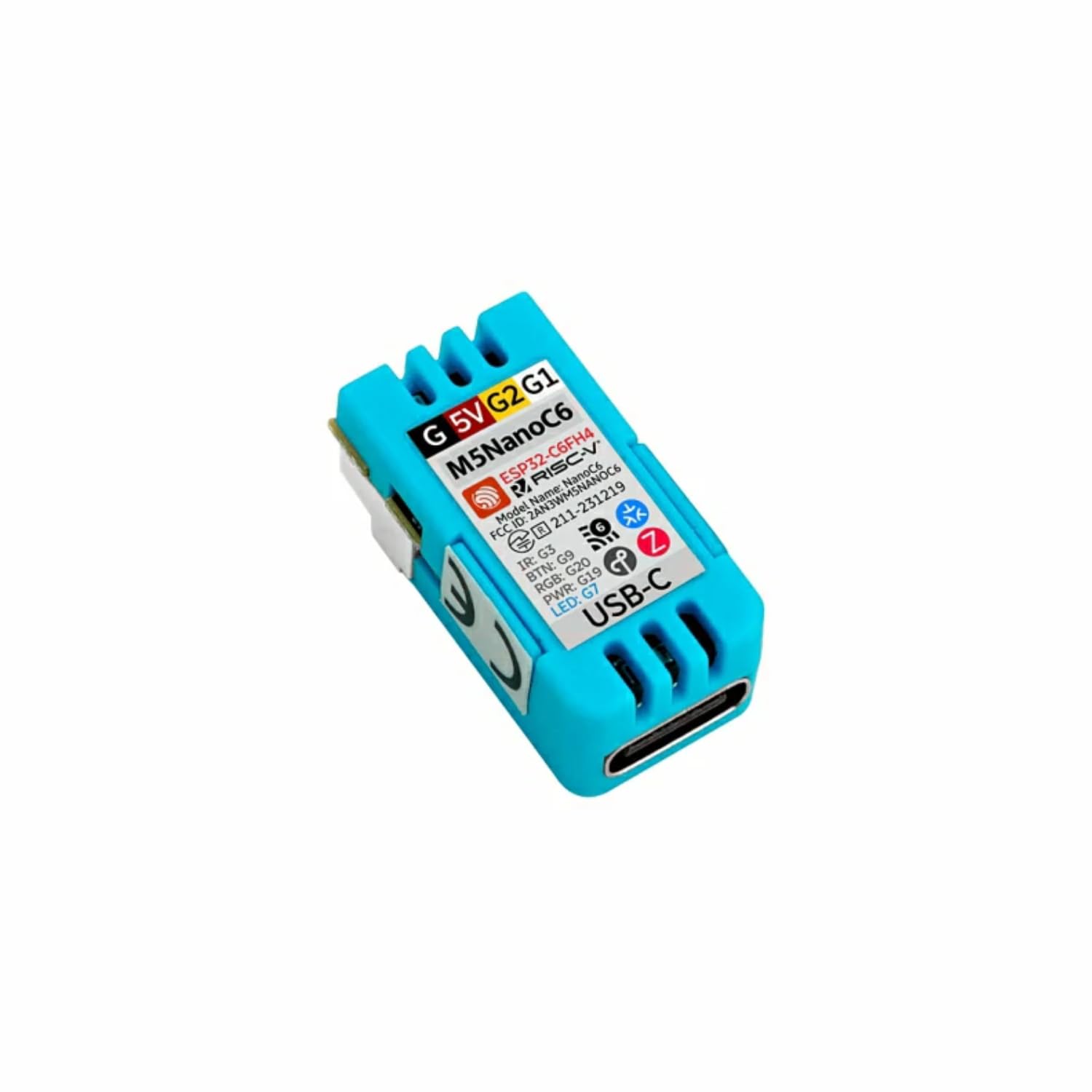 M5STACK M5NanoC6 ESP32-C6 IoT-Entwicklungsboard WiFi-6 Matter Thread ZIGBEE RISC-V 160 MHz  
M5STACK M5NanoC6 für IoT-En