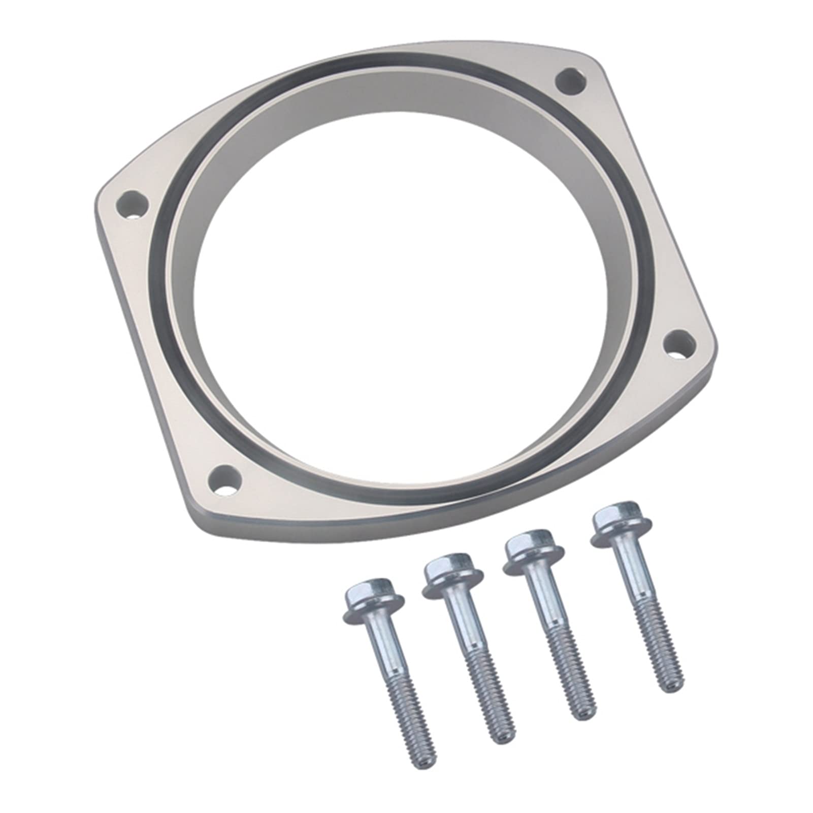 ICT Billet LS Adapter Plate - 92mm To 102mm Throttle Body For LS1, LS3, LSX