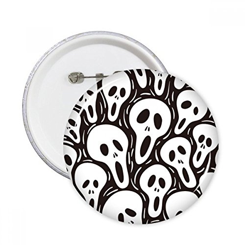 Badge bouton Crâne Carreleurs pins de décoration robustes 5 pièces S
