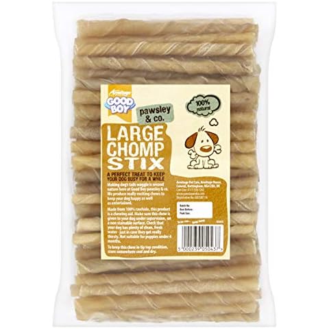 Good Boy Large Rawhide Chomp Sticks for Dogs Cover