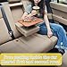 Snaweo Rv Dinette Table, Car Cup Holder Tray, Suitable For SUVs And Sedans, Natural Wood Grain Texture With A Metal Base, Compatible With Most Car Models, Square Floating Tables