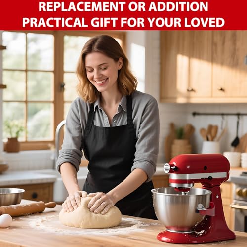 Tazón de Acero Inoxidable 6QT Compatible con KitchenAid miniatura 2