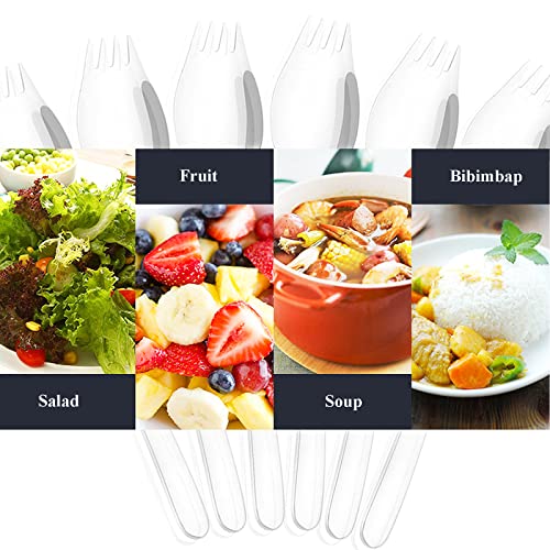 Splend 6 Pezzi 2 in 1 Forchette da Tavola, Acciaio...