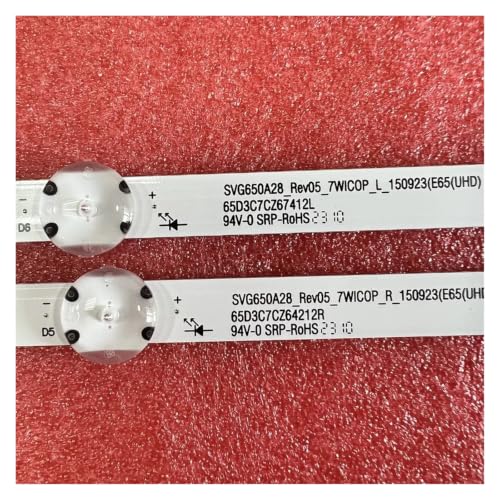 Tiras LED D650I-C3 kit completo de repuesto para paneles LCD 5