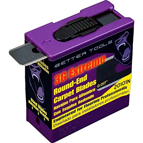 0.017 Blue Slotted Blade (Round Corner) 3 G Extreme 100 Pack Safety Dispenser 10 Dispensers/Inner Box