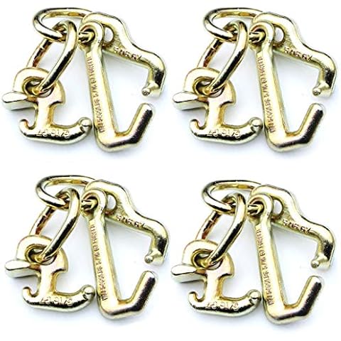 WorldPac (Pack of 4) RTJ Cluster Hook HD Tow Truck Roll Back Wrecker Vehicle Car Hauler Trailer Cover