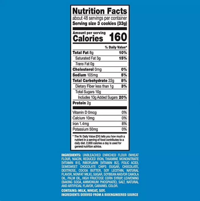 Cookies Snack Gift Box | Chips Ahoy Tasty Chewy - Real Chocolate Chip & Milk Chocolate Individually Wrapped - Holiday Birthday Party Christmas 3 Pound Bulk Box Plus Muchai Treat Bag - Image 6