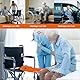 Rutschbrett für Rollstuhlfahrer Patientenlifter Rutschbrett, Transferbrett, Transfer von Patienten oder Handica aus dem Rollstuhl ins Bett,in die Toilette,in die Badewanne (orange)