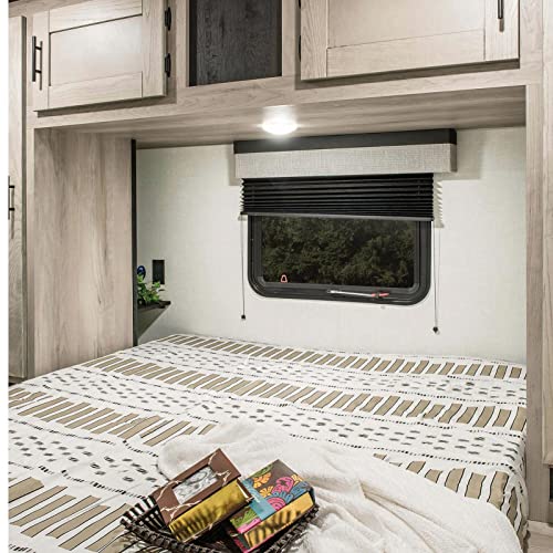 Image of NOVINO RV Blinds for Camper Window,RV Shades Camper Blinds for Travel Trailers,Motorhome Pleated Window Shades-26 W x 24 inch L